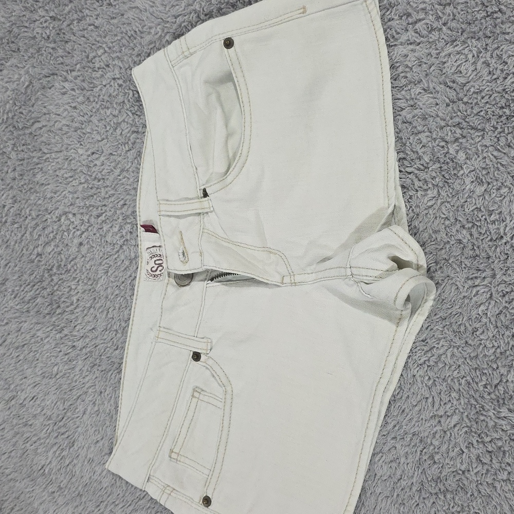 SO Women's Light Cream Jean Shorts
